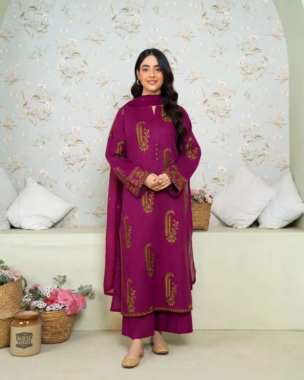 AFREEN EMB 2Pc - Desi Rang