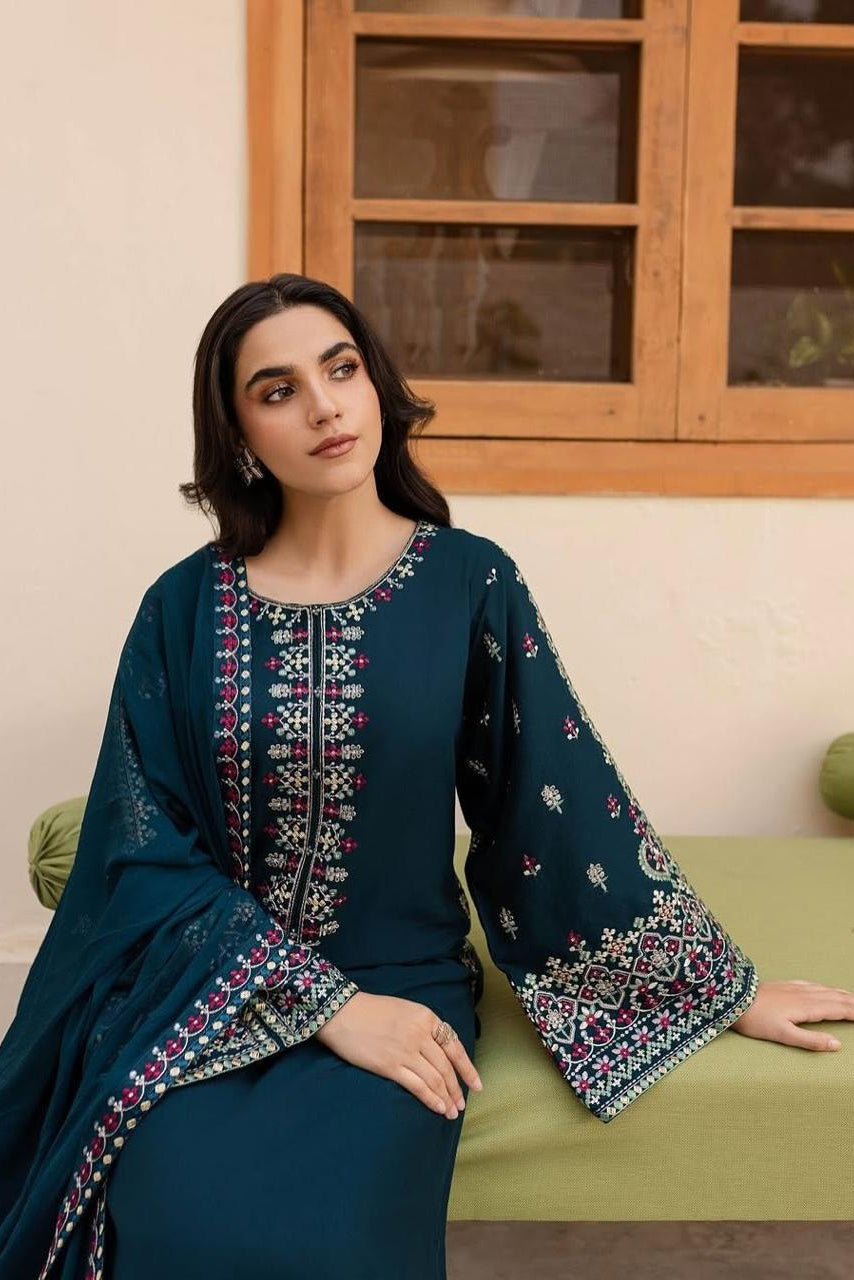 Adaab 3PC - Desi Rang