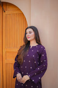 ZAFA EMB CO-ORD SET - Desi Rang
