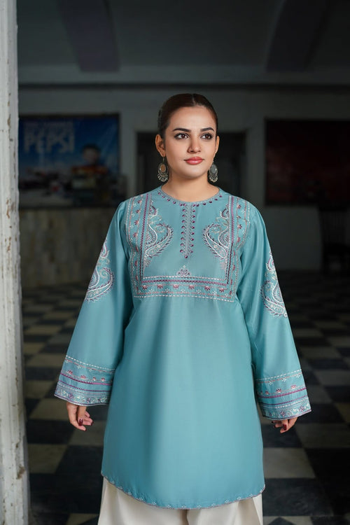 AROHA EMB CO-ORD SET - Desi Rang