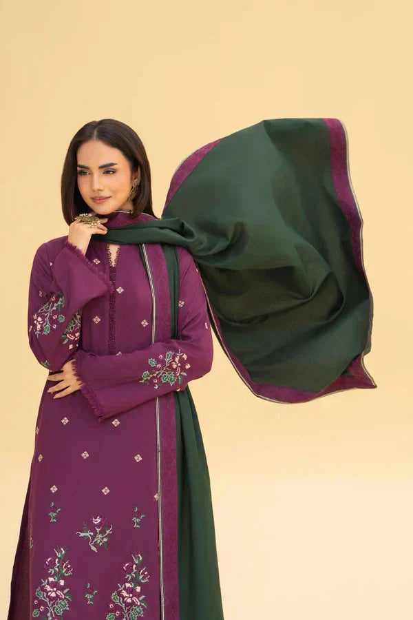 KAIRA SHAWL 3PC - Desi Rang
