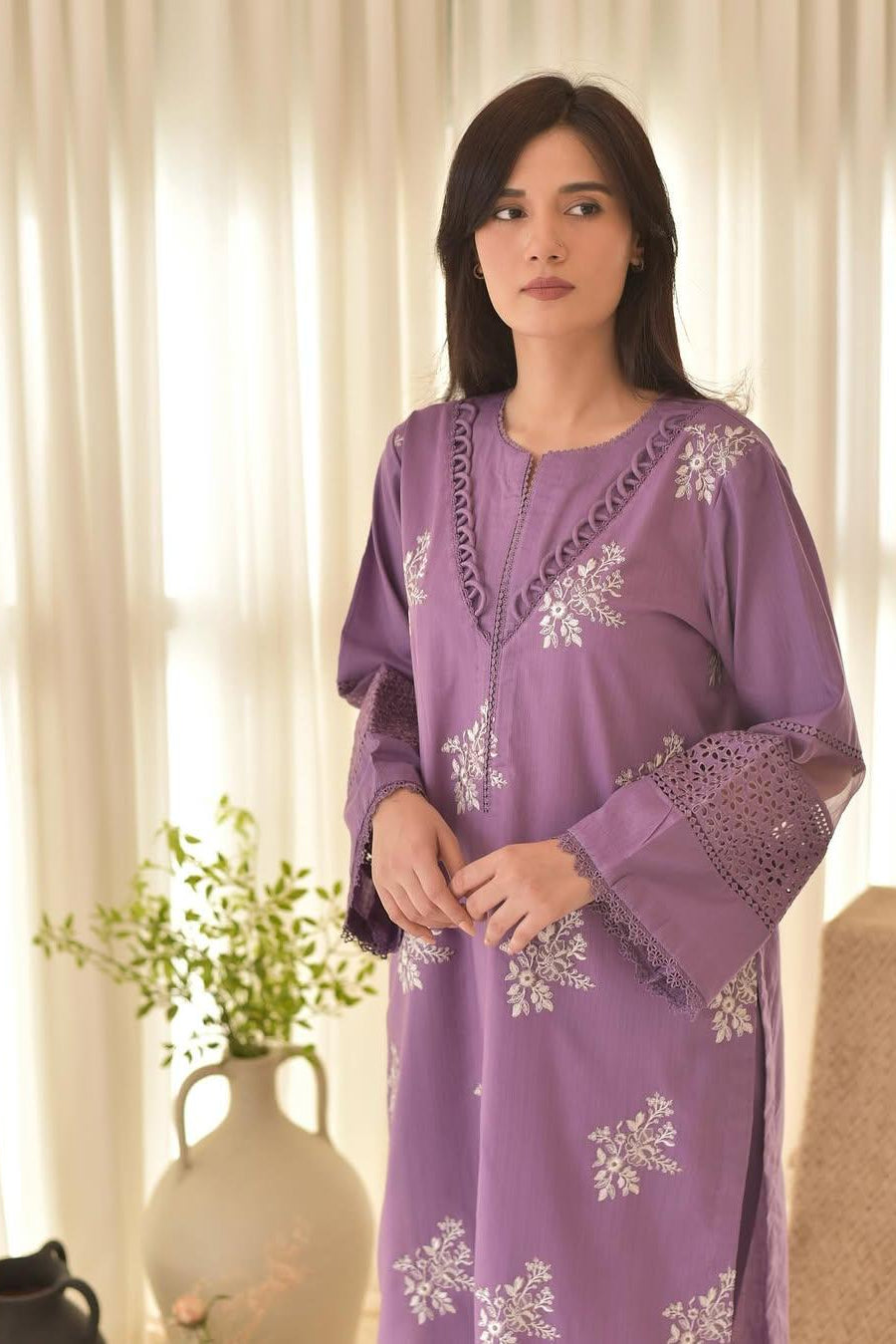 HORIYA PURPLE 3PC - Desi Rang