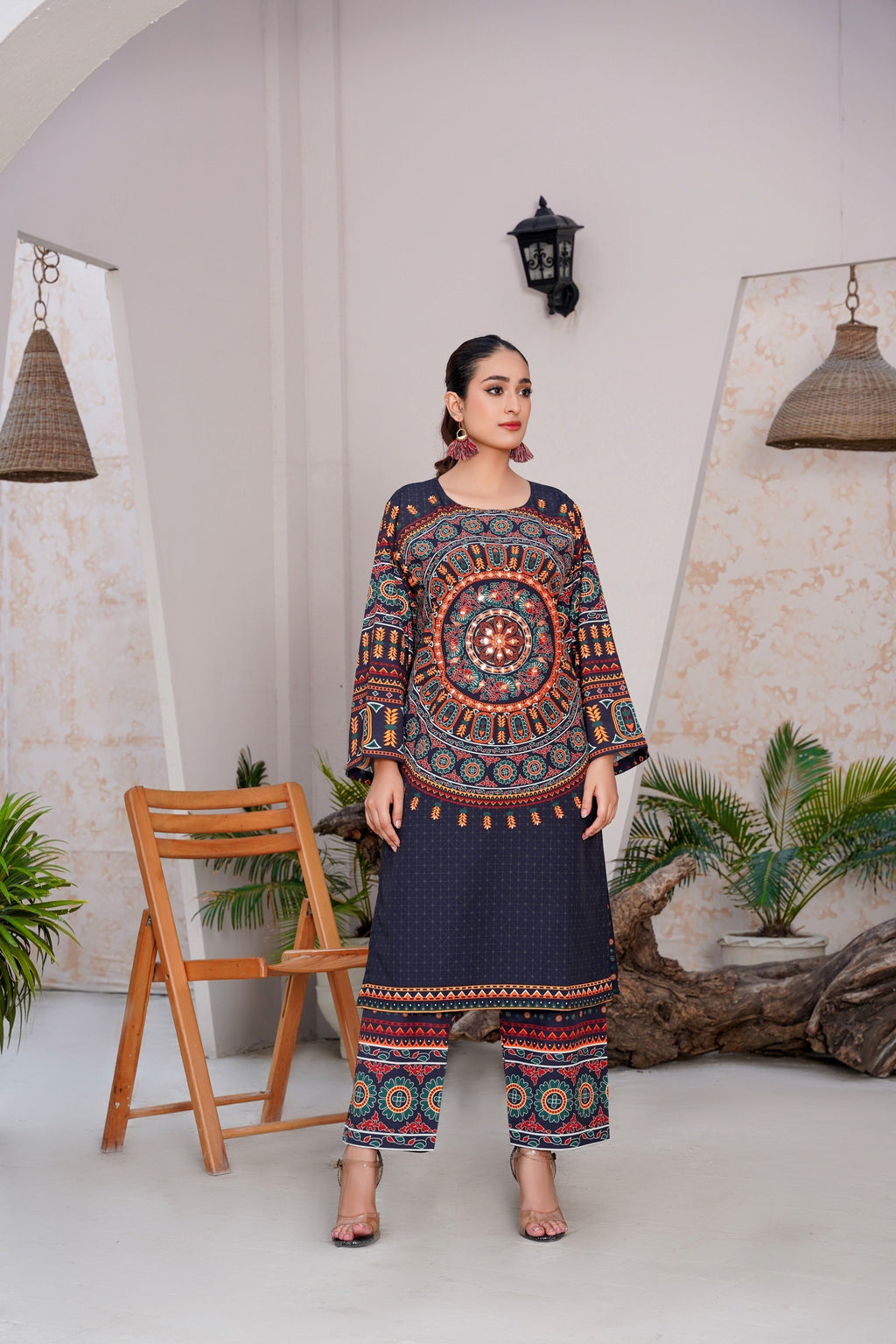 SILK DIGITAL MIRROR 2Pcs - Desi Rang
