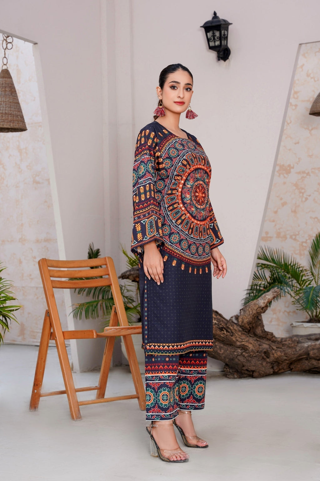 SILK DIGITAL MIRROR 2Pcs - Desi Rang