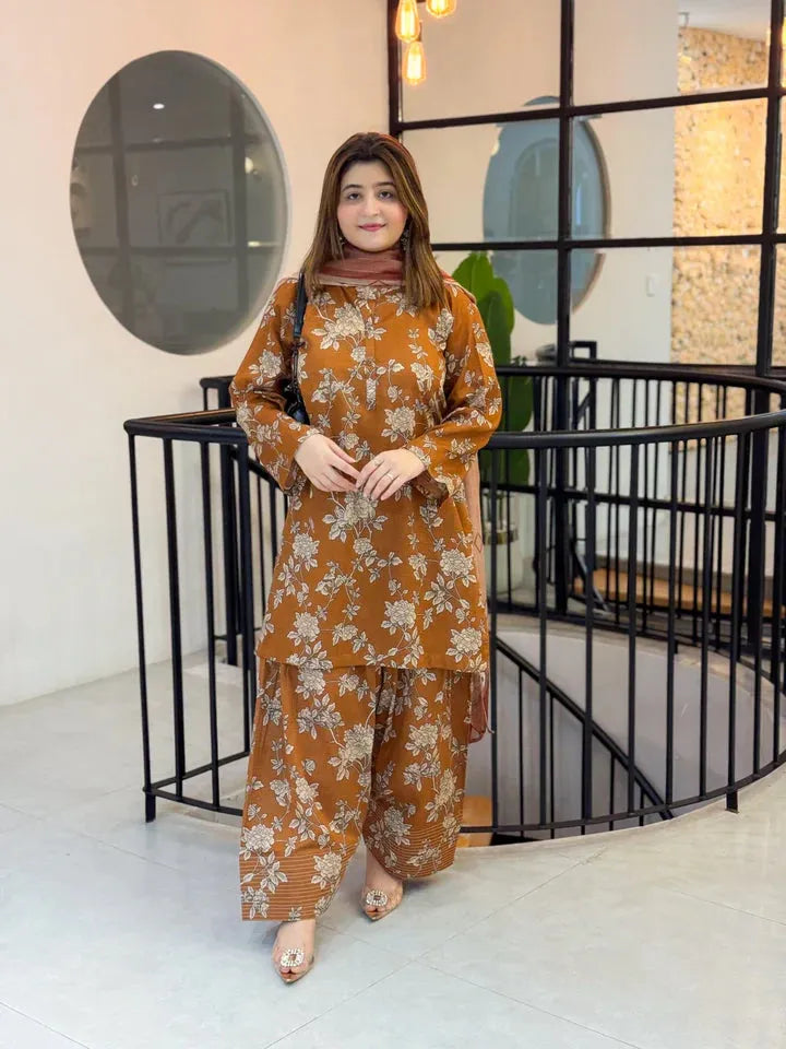 MEENA DIGITAL 3PC - Desi Rang