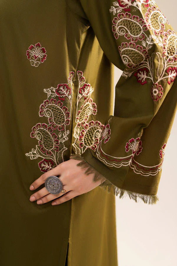 MEHNDI POCKET SET (FARSHI SHALWAR ) - Desi Rang