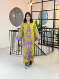 FAHMI EID HEAVY EMB SET - Desi Rang