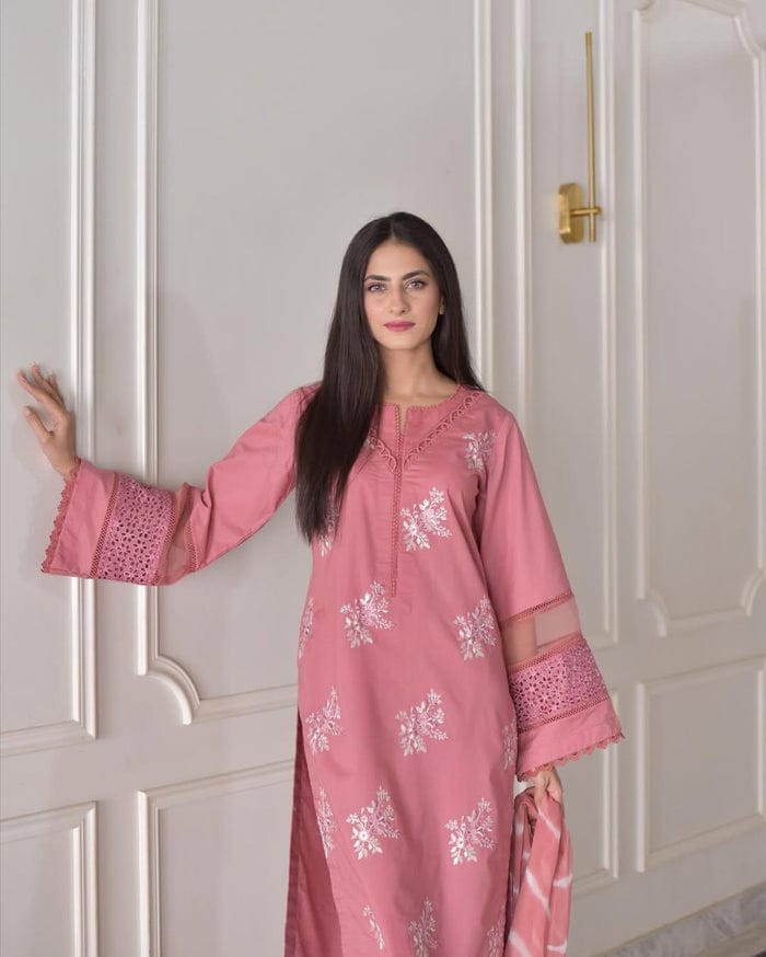 EID SPECIAL HORIYA LAWN CO-ORD SET - Desi Rang