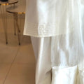 SILK WHITE LUXURY 3PC WITH FARSHI SHALWAR - Desi Rang