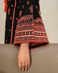 AJAL EMBROIDED 3PC - Desi Rang