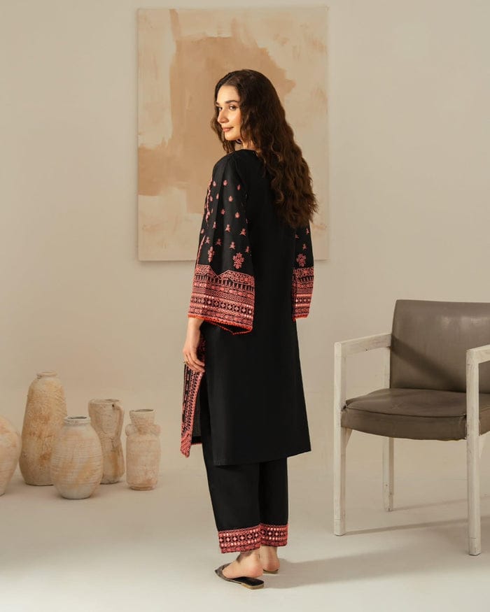 AJAL EMBROIDED 3PC - Desi Rang