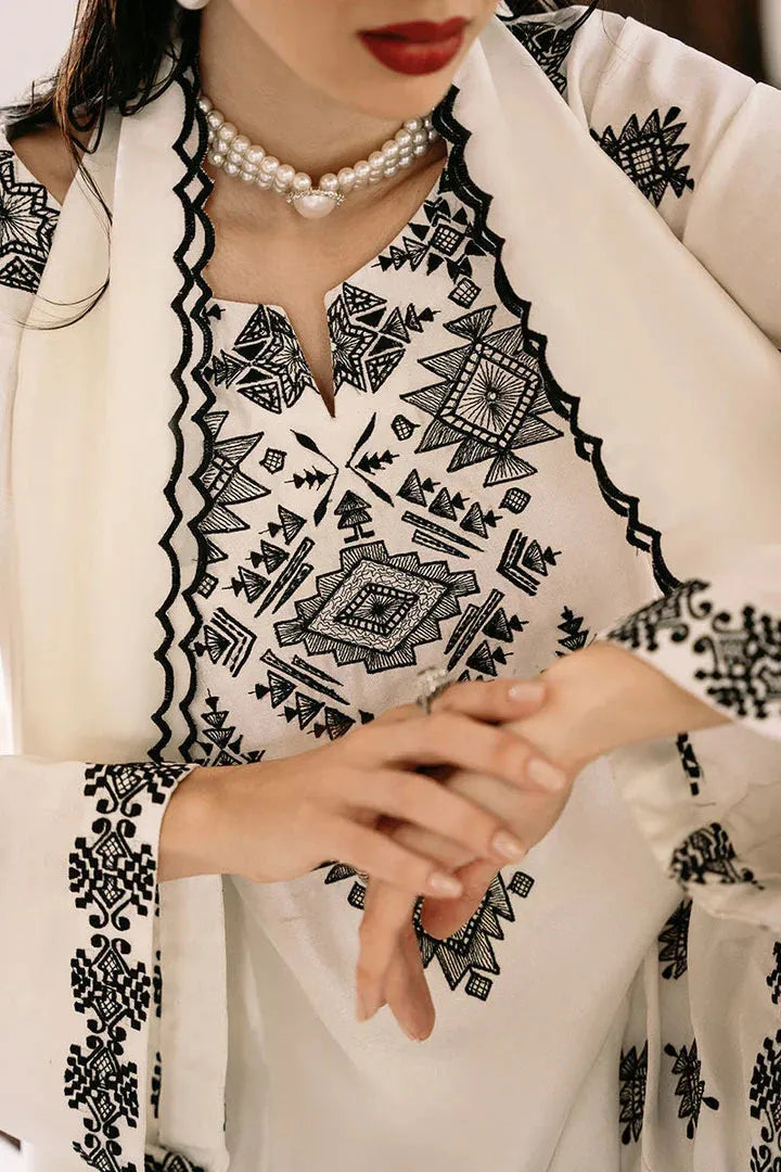JUNA Dananeer 3PC - Desi Rang